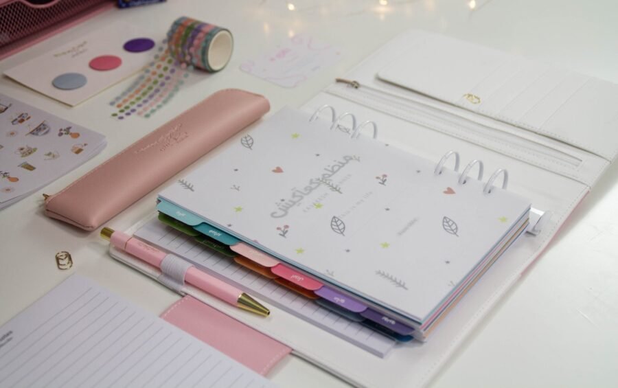 ⁦منظم كعاكيش 2026 زهري⁩ - الصورة ⁦3⁩